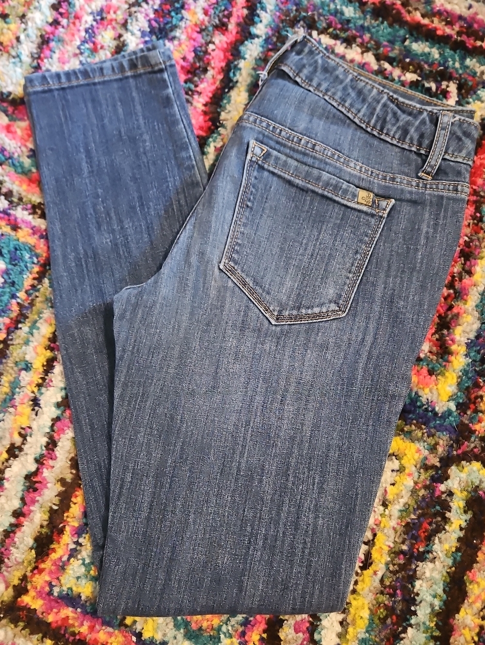 Simply Vera Vera Wang Dark Blue Skinny Jeans